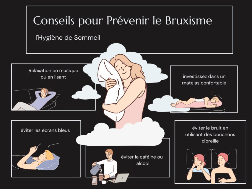 Conseils pour prevenir le grincement des dents : Hygiéne du Sommeil